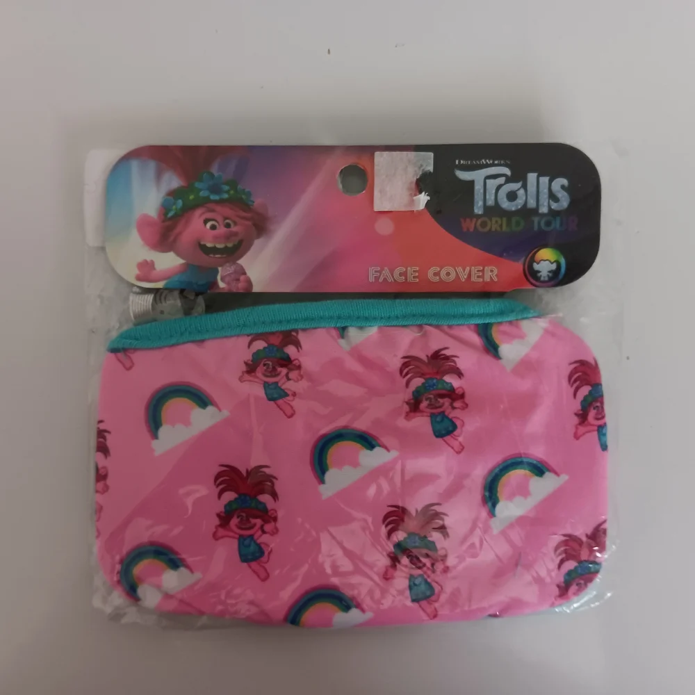 Trolls World Tour Pink Face Cover